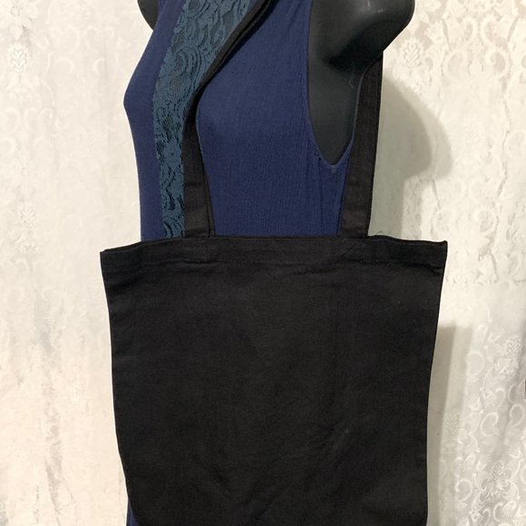 Be Kind Autism Awareness-Double Strap Cotton Canvas EcoFriendly Shoulder Tote - Picture 2 of 3